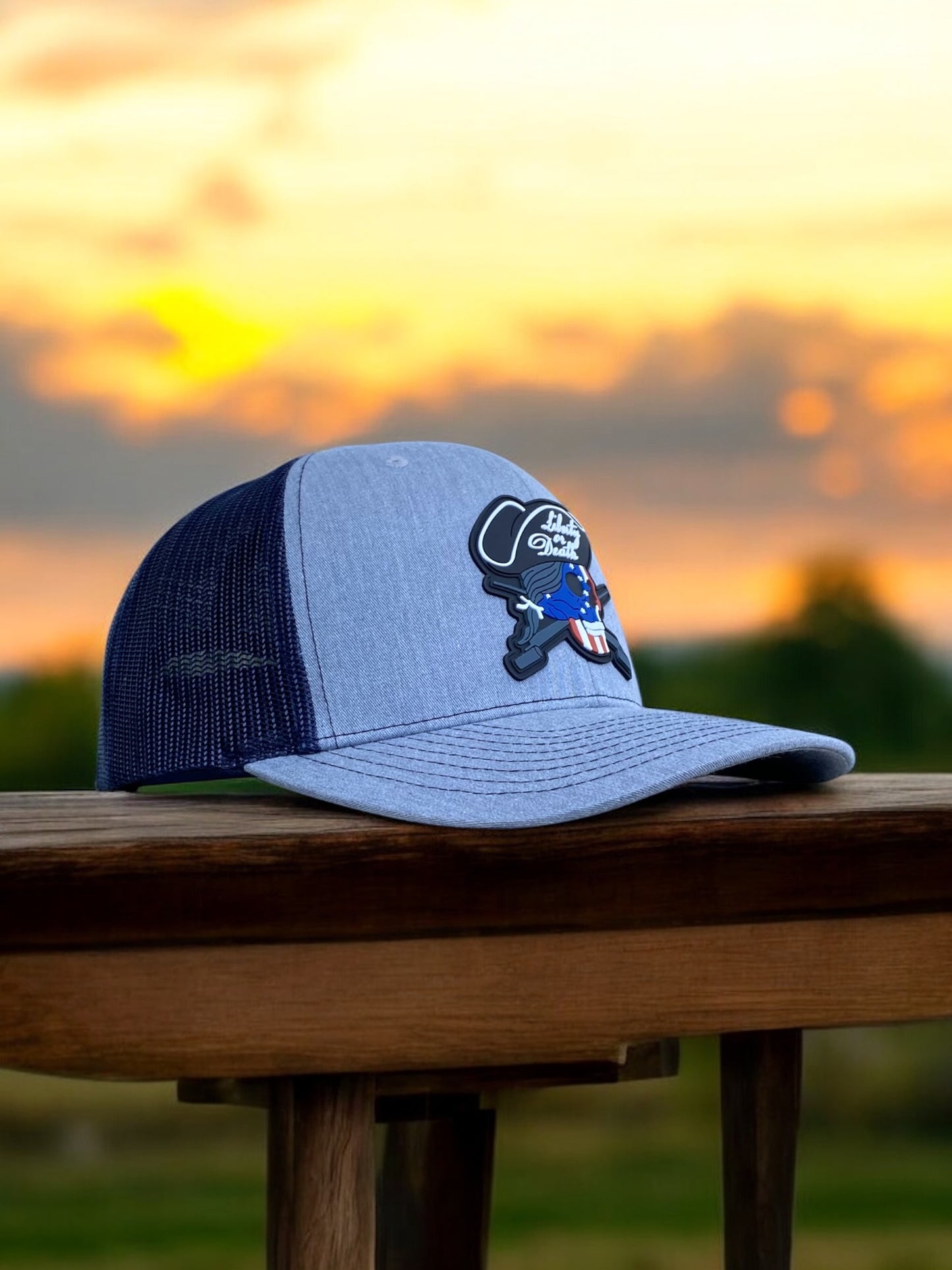 Liberty or Death PVC patch Trucker Hat
